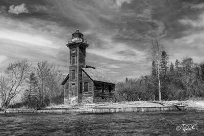 East Channel Lighthouse Grand Island Photography Print 3 Choices - image2